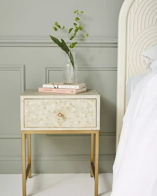 Star Inlay Bedside Table